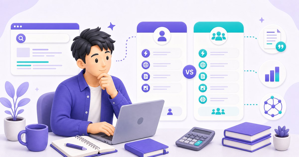そもそもPerplexityとは?Google検索やChatGPTとの違いのイメージ図
